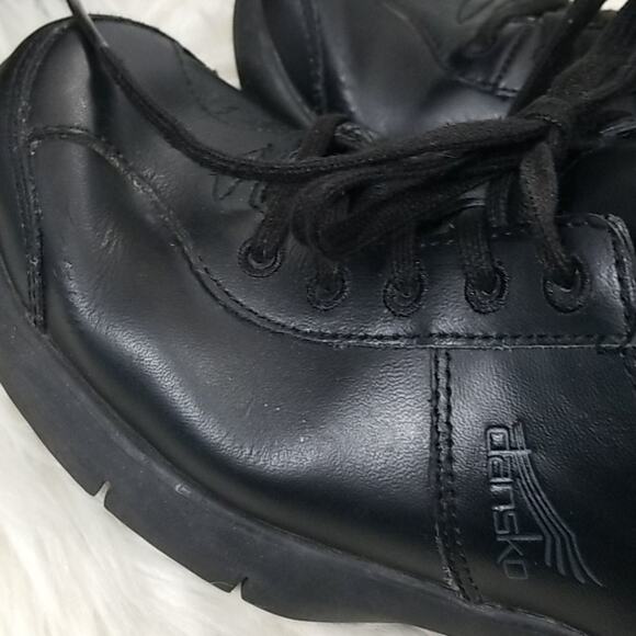 Dansko Elise Slip Resistant Black Sneakers - Picture 10 of 12